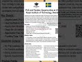 #PHD ADMISSION POSTDOC OPPORTUNITIES AT KTH ROYAK INSITUTE OF TECHNOLOGY SWEDEN#VIRAL TRENDS SHORTS