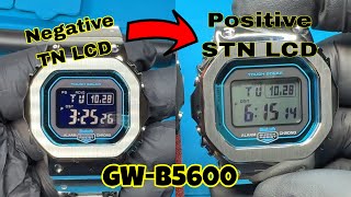 G-Shock Negative Tn To Positive Stn Lcd Upgrade Gw-B5600