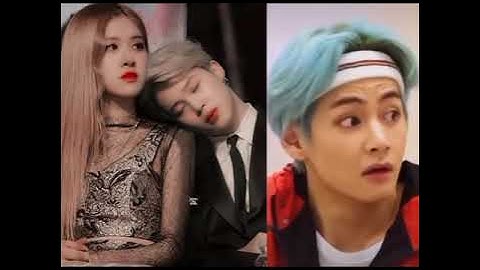 Jimin and   Rose ❤️ so cute beautiful 🥰🥰 love 😍😍😍 #jimin #rose #blackpink #BTS #short
