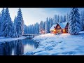 Cold Winter Paradise ⛄ Noviembre Invierno, Nieve, Excelente Música de Piano Relajante y Relajante