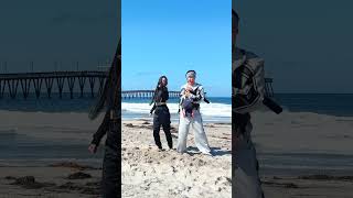 V - ‘Slow Dancing’ at the beach 👨‍👩‍👦 | Ellen and Brian #SlowDancing