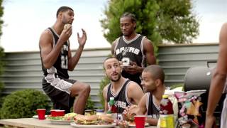 Spurs Commercial  Barbie    H E B News