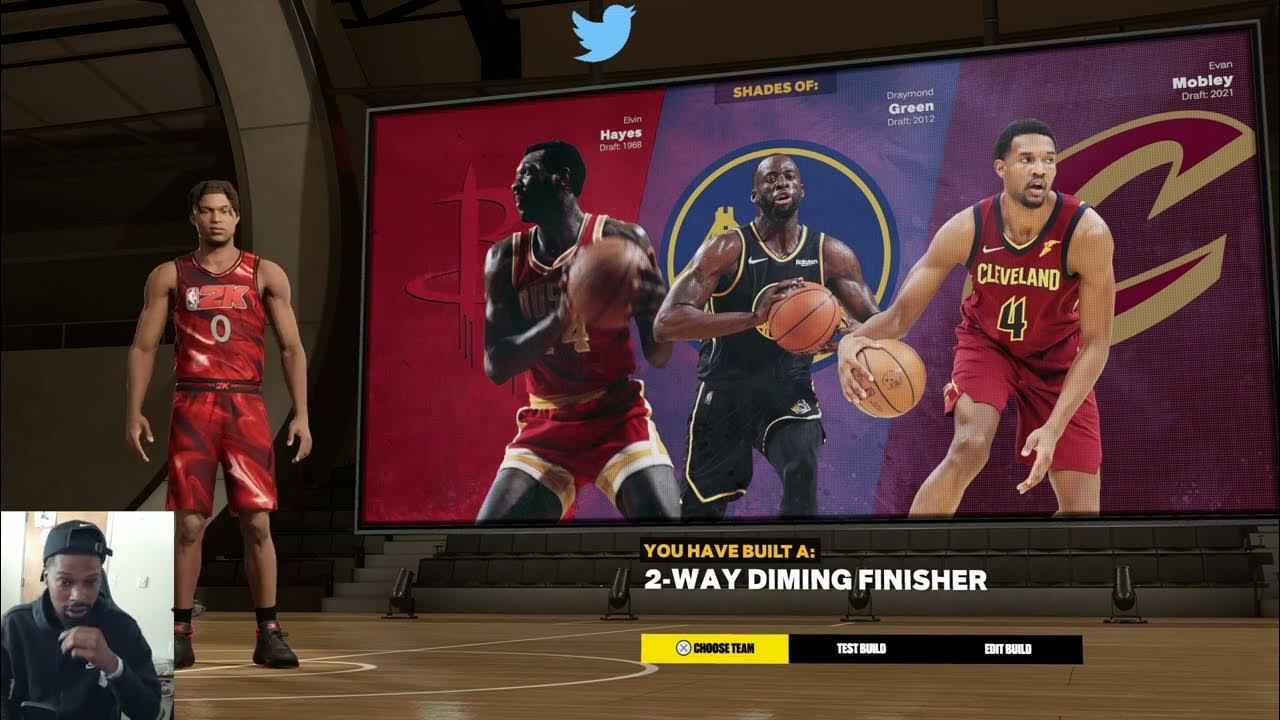 NBA2K23 DIMING PAINT BEAST! HOW TO MAKE A TWO WAY DIMING PAINT BEAST