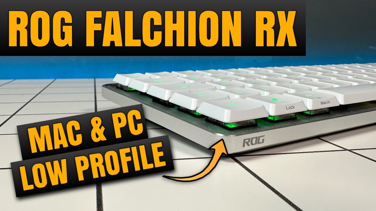 【美品】ASUS ROG Falchion RX Low Profile 65% ASUS ROG Falchion RX 65% Wireless RGB Low Profile Mechanical