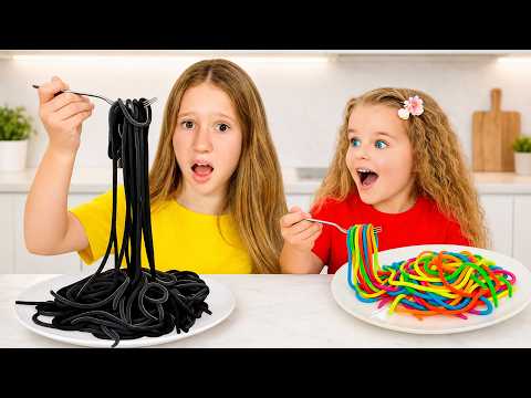 Nastya is learning how to cook healthy and creative food