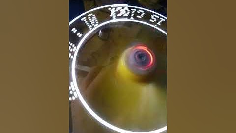 This is pov clock with wireless power transmission