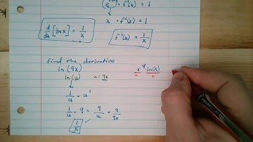 Calculus - logarithmic differentiation part 1