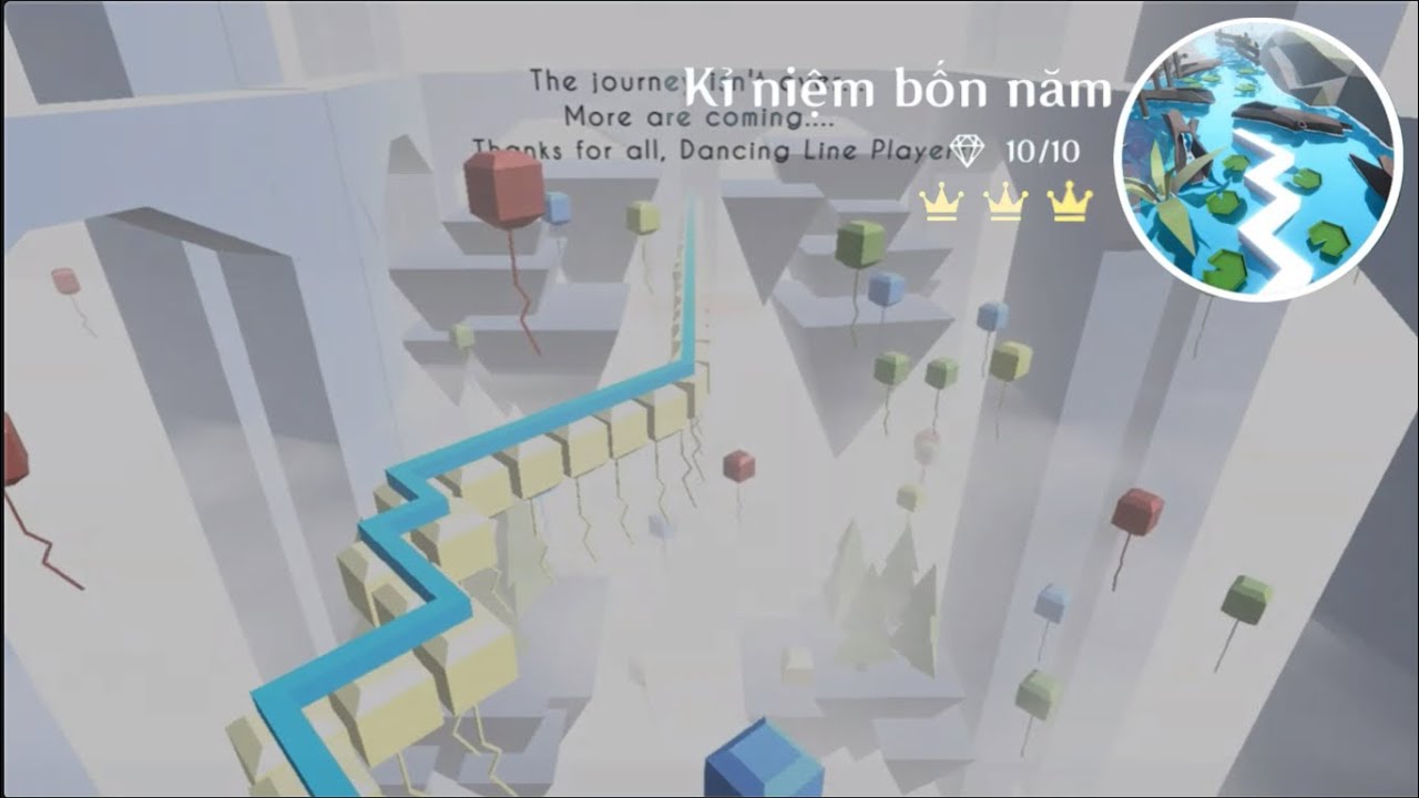 "The Fourth Anniversary" (Kỉ Niệm Bốn Năm) by GP0108 | Dancing Line Fanmade (Dancing Line PC).