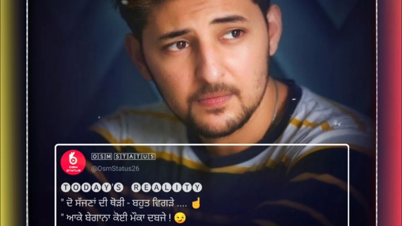 True Lines ? : Whatsapp Status : Arjan Dhillon : New Punjabi Sad Song : Jaagde Raho : Osm Status