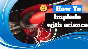 Crushed can atmospheric pressure science experiment! Science Implosion