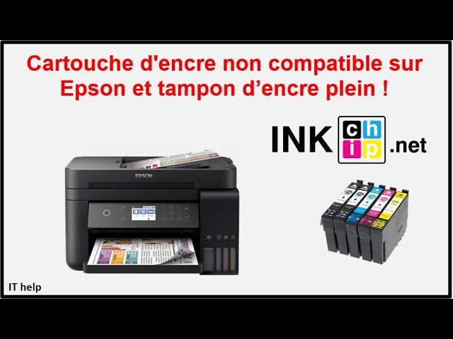 Installation cartouche d'encre compatible, Découvrez en vidéo comment  installer une cartouche compatible Epson 26 sur vos imprimantes EPSON :  Expression Premium XP-510, XP-520, XP-600, XP-600, By Bureau-vallee  Geispolsheim