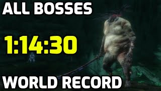 Sekiro All Bosses Speedrun in 1:14:30 [Former World Record] (Glitchless)