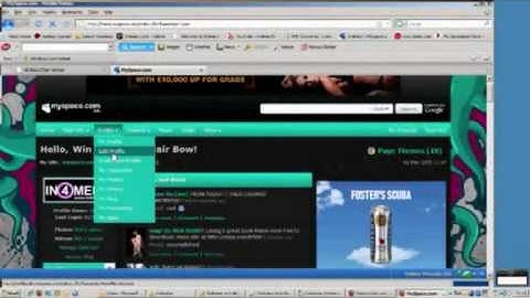 How do i add a youtube video to myspace