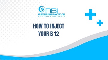 How to Inject Vitamin B12 at Home | RBI Vero Beach