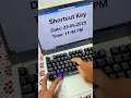 The_MS_Word_Shortcut_for_CURRENT_Date_Time_That_Updates_Automatically#youtubeshorts #computer