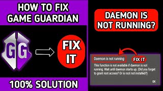 How to fix daemon is not running in game guardian - 2023 screenshot 4