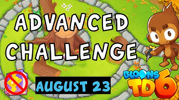 Bloons TD 6 Advanced Challenge | Train | No MK No Powers Used | August 23 2024