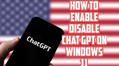 How to enable disable chatgpt from windows 11 taskbar