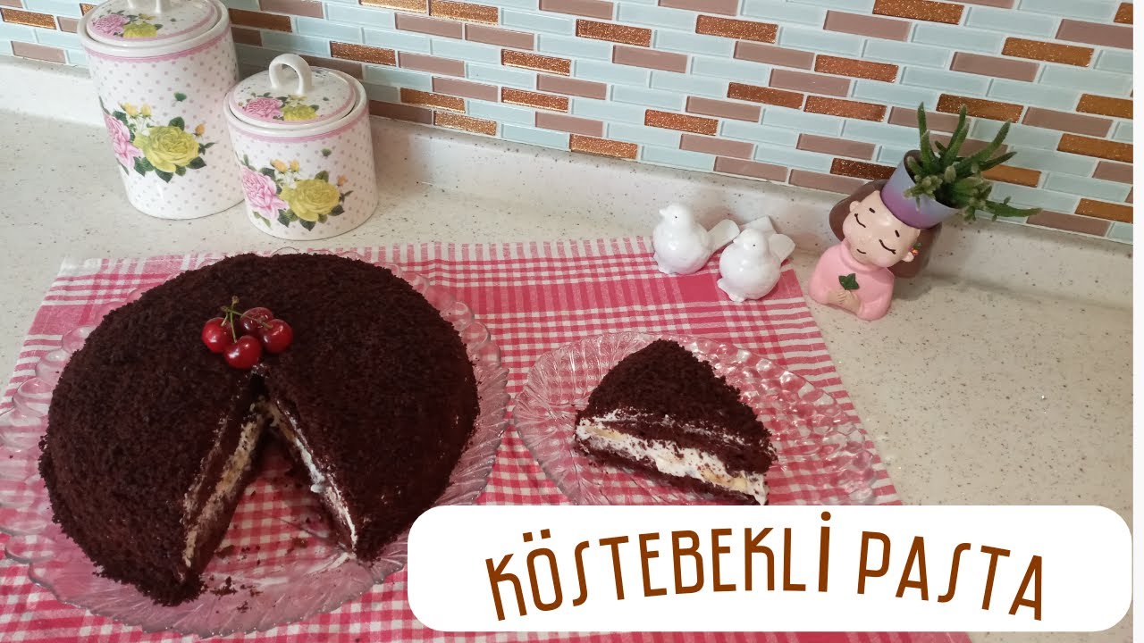 ENFES KREMASIYLA VE YUMUŞACIK KEKİYLE KÖSTEBEKLİ PASTA TARİFİ 👌 YouTube
