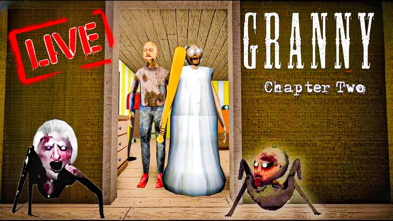 GRANNY CHAPTER 2 ALL ESCAPES | MOBILE HORROR GAME | LIVE STREAMING🛑 ...