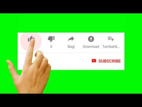 Cara Download  Animasi  green screen  subcribe YouTube