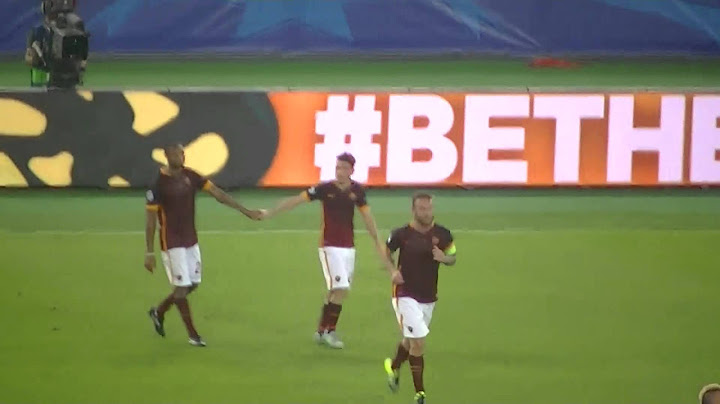Gol fantastico di Alessandro Florenzi in Roma-Barcellona! L'esultanza dopo la rete!