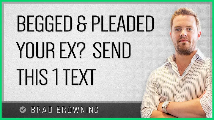 The ONE Text Message To Send After Begging and Pleading Your Ex... - DayDayNews