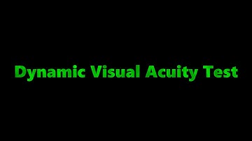 DYNAMIC VISUAL ACUITY TEST | 60fps