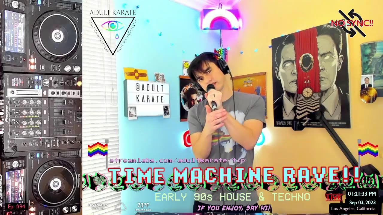TIME MACHINE RAVE #95 - Day Rave Dreamz - Classic House & Techno - Sep 3 DAY