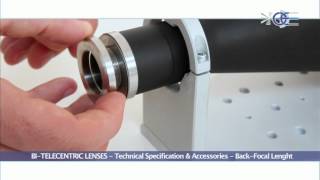 Technical Specification & Accessories - Back-Focal Lenght - BI-TELECENTRIC LENSES