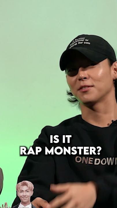 RM = Rap Monster, Woosung approved! #shorts