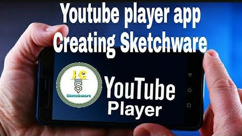 How to create Youtube player app using sketchware