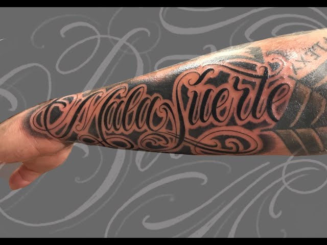 Chicano Lettering Tattoo - Best Tattoo Ideas Gallery