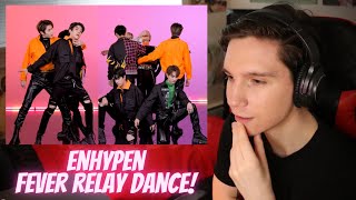 DANCER REACTS TO ENHYPEN | 'Fever' Relay Dance