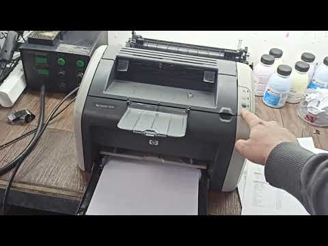 HP laserjet 1010 test page (2 options)