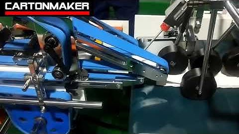 ZH-800G Automatic Folder Gluer Three Point Alignment Pre-folding Lock-bottom for Cardboard Box