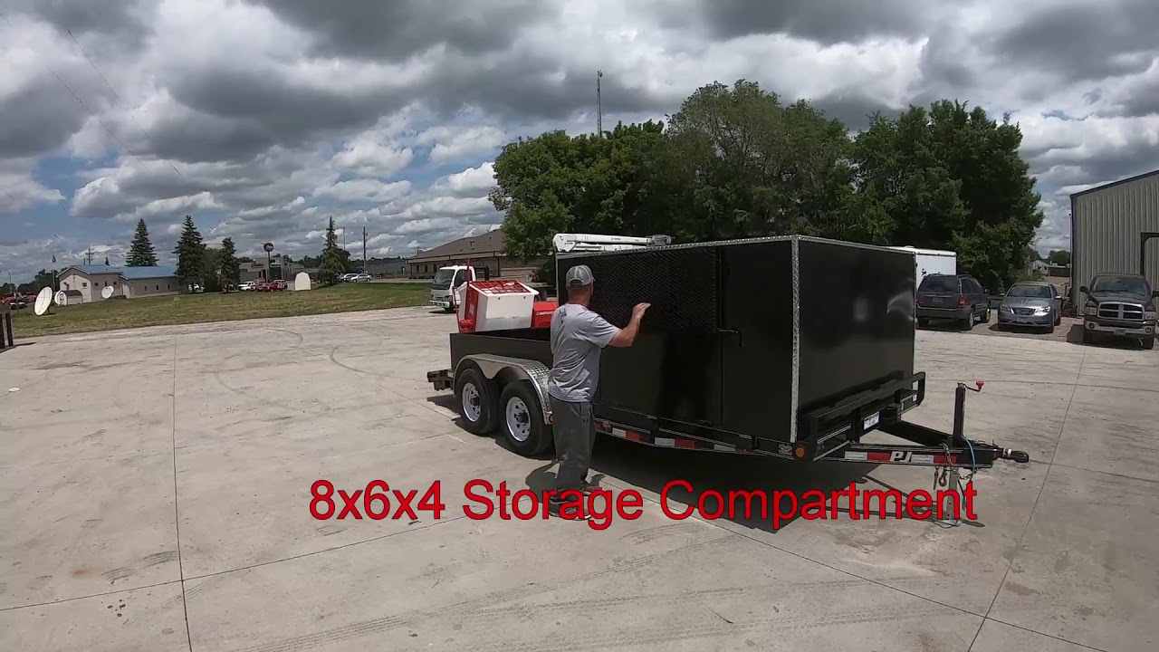 Extreme 18 Curbing Trailer with mixer