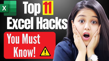 11 Excel Tips That Will Save You HOURS ⏳