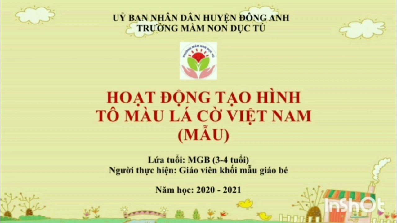 Hđth: Tô Màu Lá Cờ Việt Nam Khối Mg Bé - Youtube