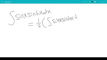 Integral of sin(x)sinh(x)