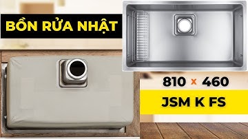 Trải nghiệm Bồn Rửa Chén 1 ngăn rộng rãi Shigeru JSM K FS | HUGA