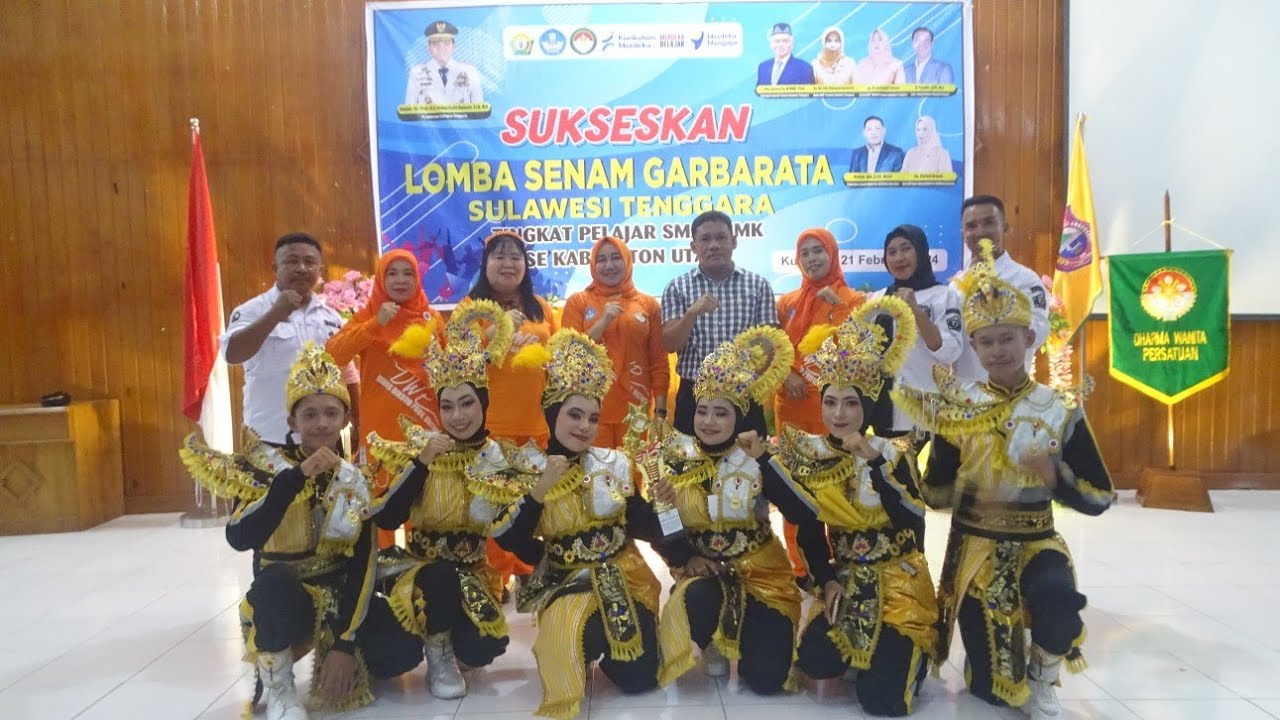 SMKN 6 BUTON UTARA, JUARA FAVORIT LOMBA SENAM GARBARATA TINGKAT SMA/SMK SE KAB.BUTUR TAHUN 2024
