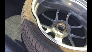 How much Rim Damage is OK on your Mag wheel. Can I drive with a bent rim.