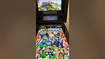 Minecraft Visual Pinball VPX  Virtual Pinball #pinball #virtualpinball #vpx #minecraft #arcade