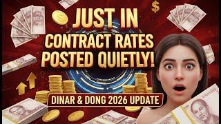 JUST IN: Contract rates for the dinar & dong posted quietly! 🏦 💰 RV News 2026