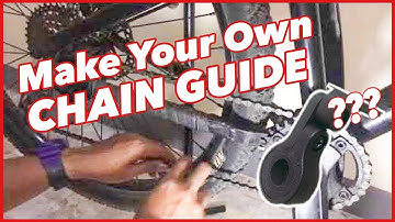 BIKE CHAIN DROP? PROBLEM SOLVED! MTB SINGLE CHAINRING DIY CHAIN GUIDE