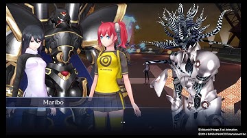 DIGIMON STORY CYBER SLEUTH Boss Battle: Eater Adam