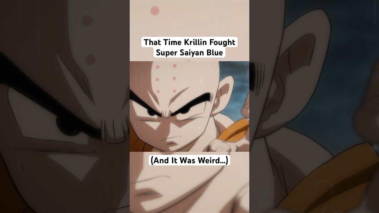 That Time Krillin Fought Super Saiyan Blue #shorts #dragonball #goku