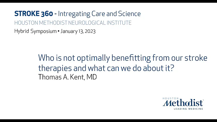Who is not optimally benefitting from our stroke therapies and what can we do about it?
