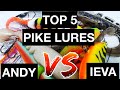 Our Top 5 Pike Lures!